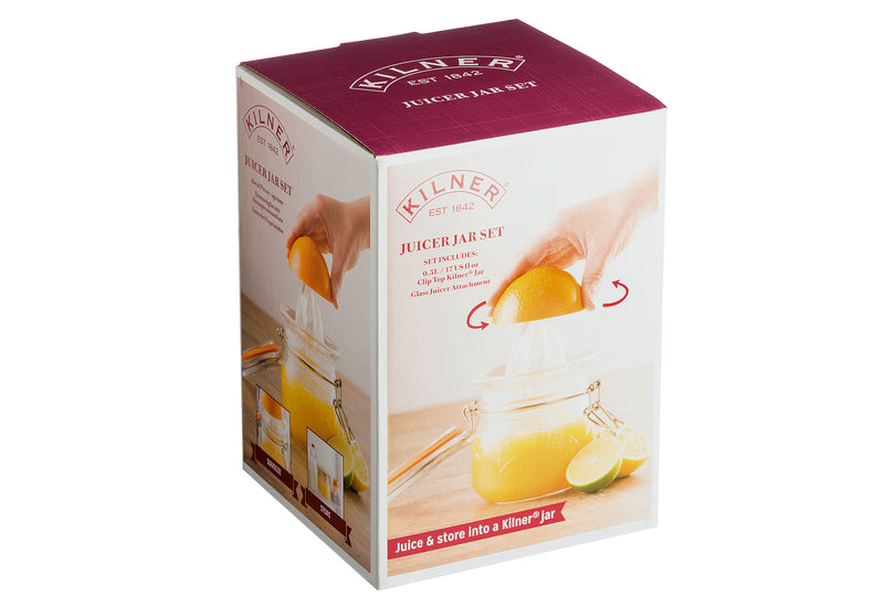 Orangenpresse aus Glas mit Glas, 500 ml