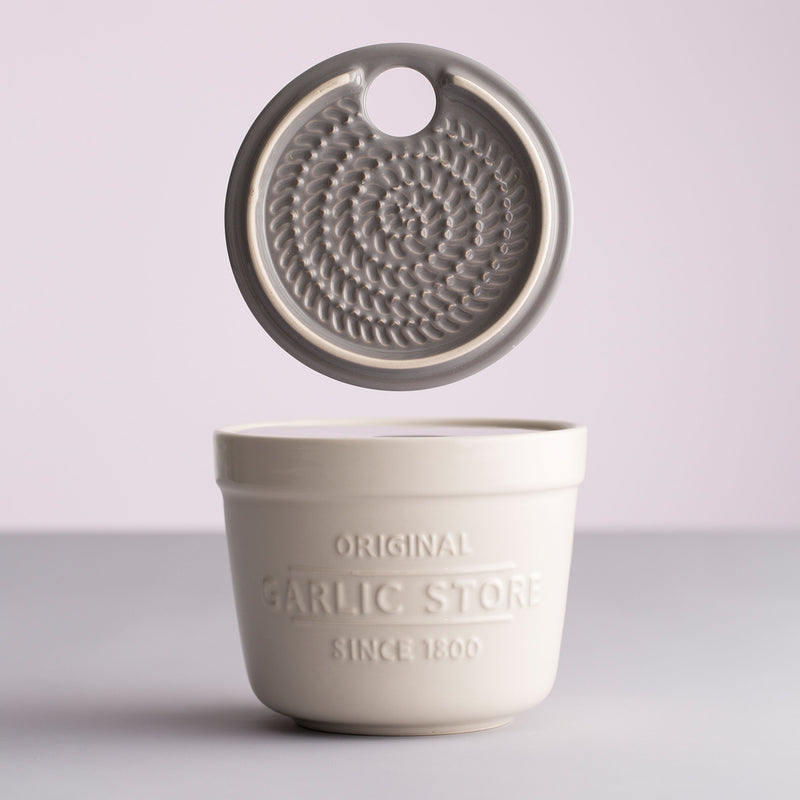 2n1 Knoblauchbehälter aus Steingut