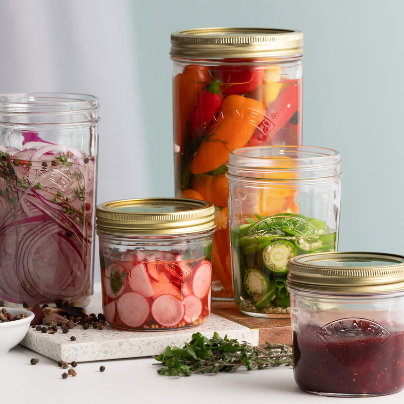 Weithals-Einkochglas, 1 Liter