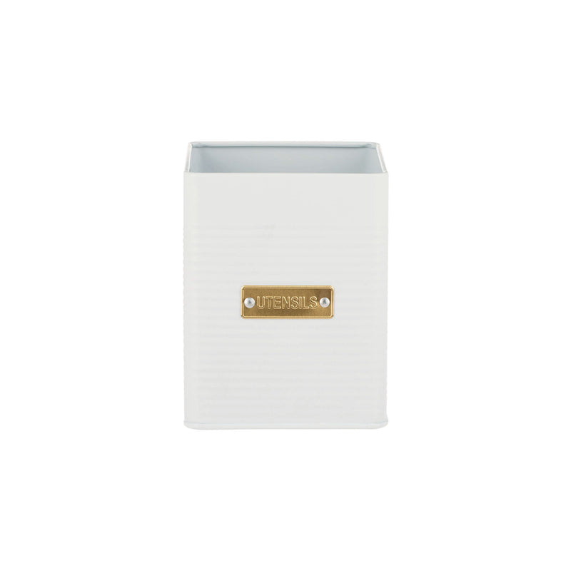 OTTO COLLECTION qudratischer Utensilienbehälter, weiß, 1,4 Liter