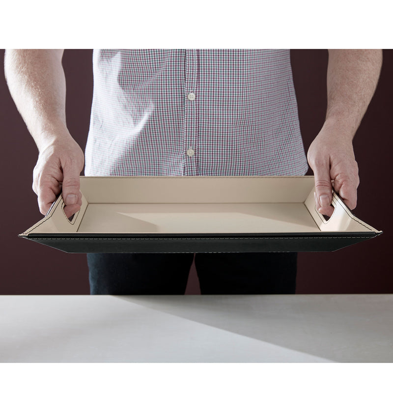 DUO - Wendetablett, Schokobraun/Cremefarben, groß