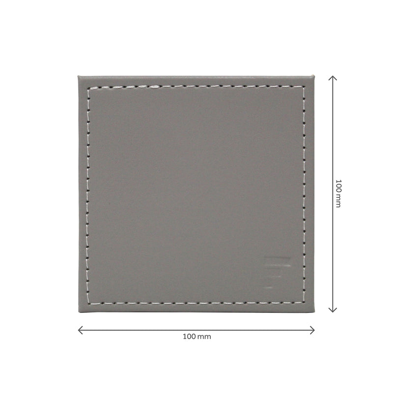 DUO - Untersetzer Grau/Weiß, 4er Set