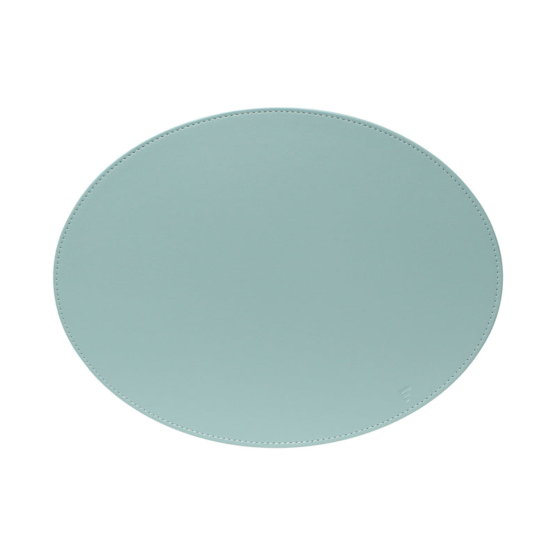 DUO Platzset, Oval, Mint/Elfenbein