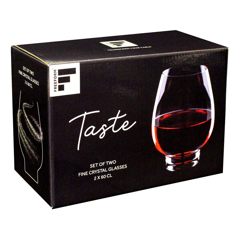 Rotwein-Glas ohne Stiel, 600ml, 2er Set
