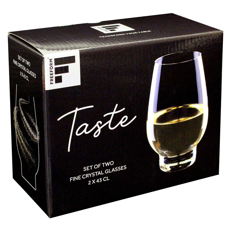 Weißwein-Glas ohne Stiel, 430ml, 2er Set