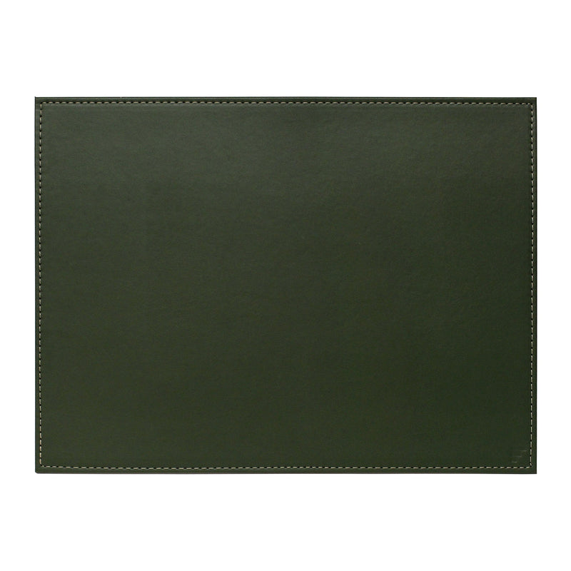 DUO - Platzset rechteckig, Olive/Elfenbein