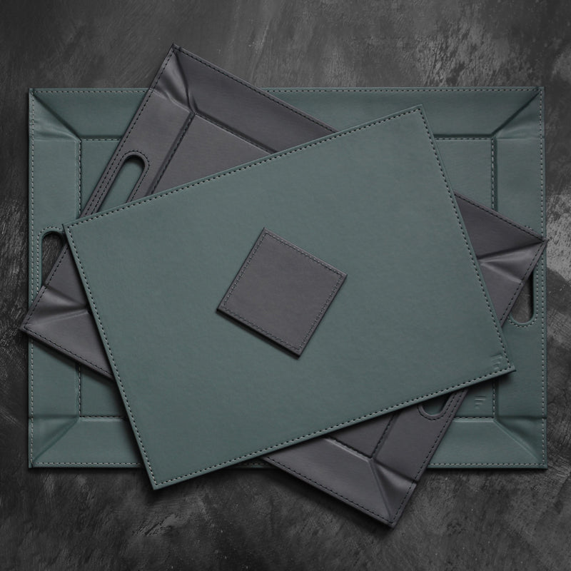 DUO - Wendetablett, Petrol/Anthrazit, klein