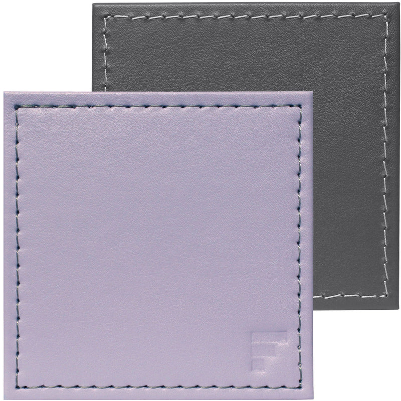 DUO - Untersetzer Flieder/Grau, 4er Set