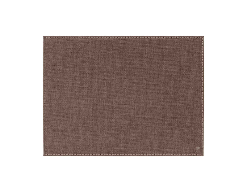 Platzset Textilstruktur braun rechteckig