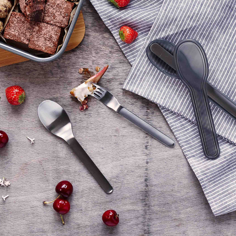 Besteck Set, Edelstahl/Polypropylene, Länge: 20cm