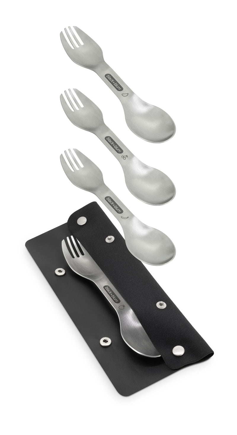 Göffel Set aus Edelstahl