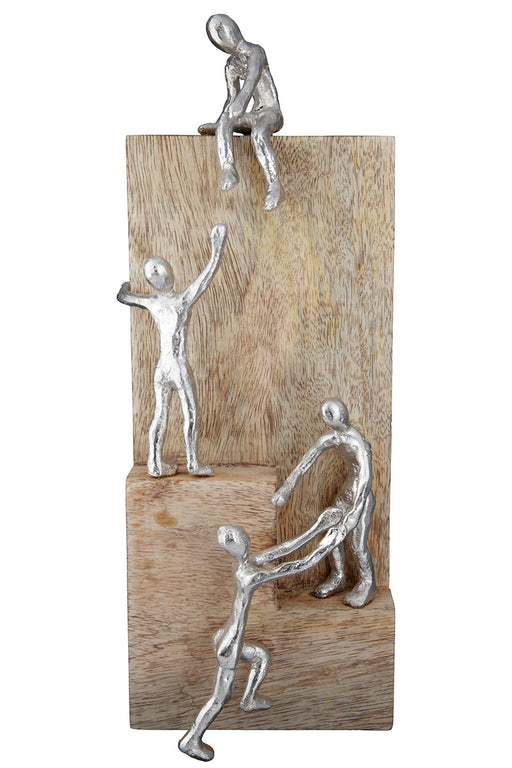 Holz Skulptur "Helping Hand"