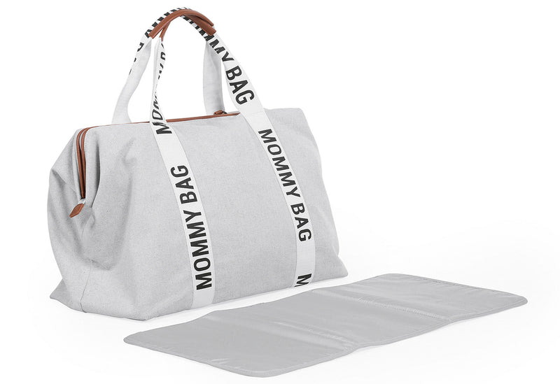 CHILDHOME Mommy Bag Signatur Canvas offwhite