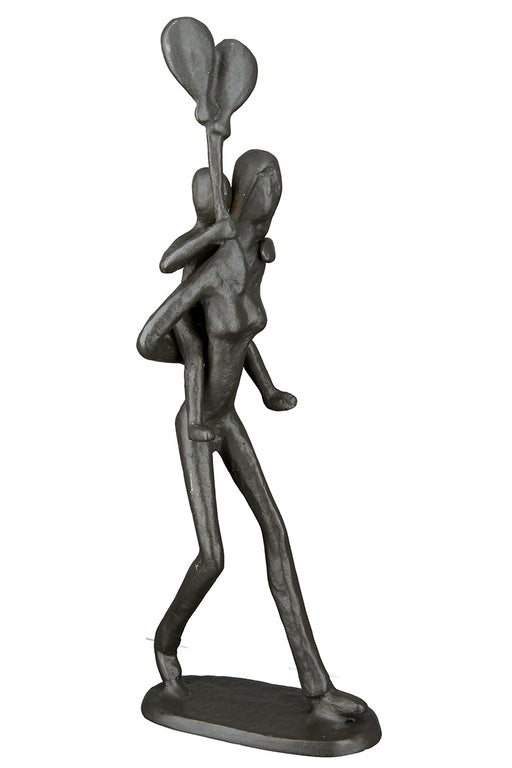Eisen Design Skulptur"Huckepack"