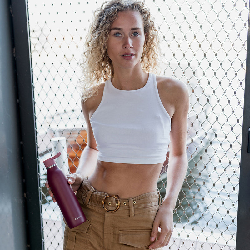 CityLoop Isolierflasche, 0,6L, Burgund-Rot