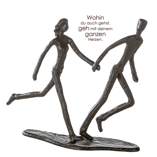 Design Skulptur"Running"brüniert H.17cm