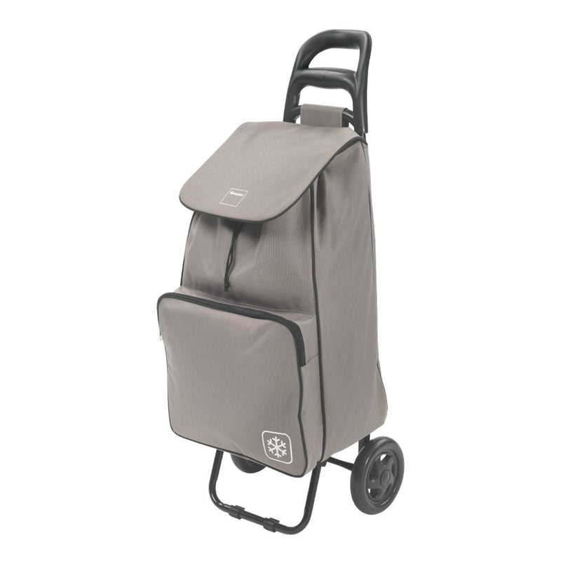 METALTEX Shopping-Trolley 50L Krokus mit Kühltasche braun