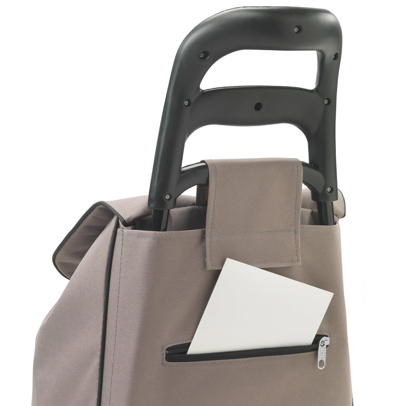 METALTEX Shopping-Trolley 50L Krokus mit Kühltasche braun