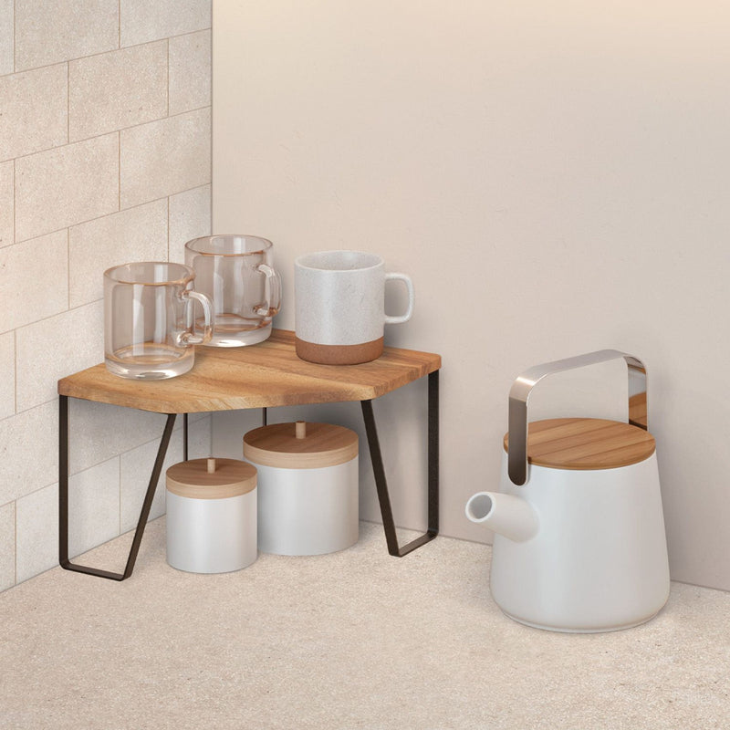 METALTEX Eckregal York Lava 1-Etg.