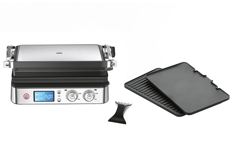 BRAUN Kontaktgrill CG9040 2000W Edelstahl schwarz