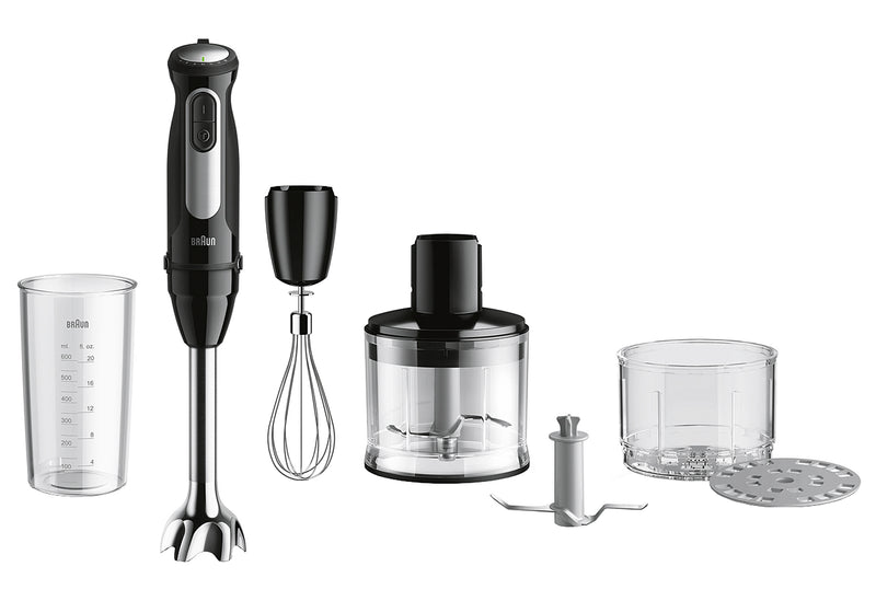 BRAUN Stabmixer MQ 55254M 1000Watt schwarz/ Edelstahl