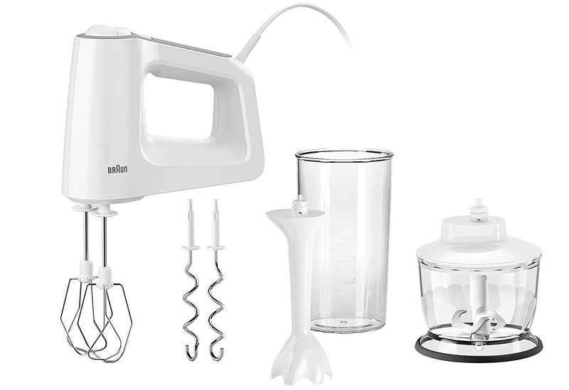 BRAUN Handmixer HM 3135 Mixfuß Zerkleinerer 500 W weiß