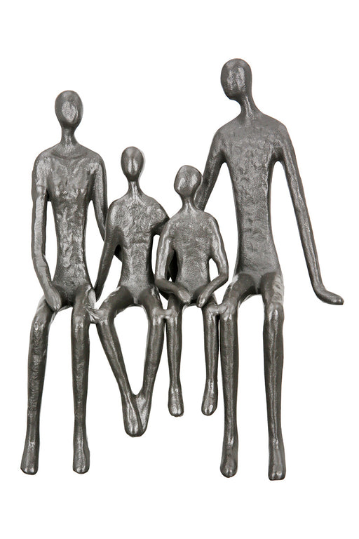 Design-Skulptur Kantensitzer "Familie"