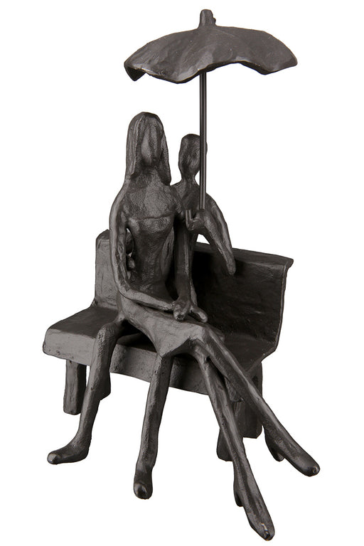 Eisen Design Skulptur "Zusammenhalt"