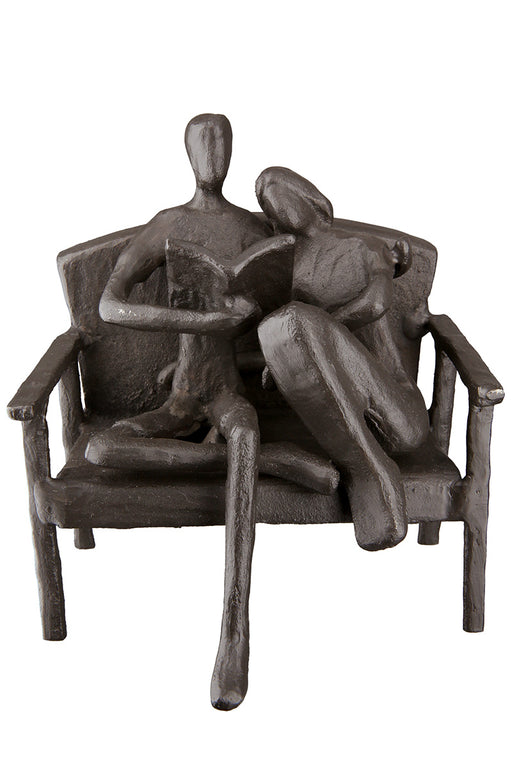 Design-Skulptur "Vorleser"