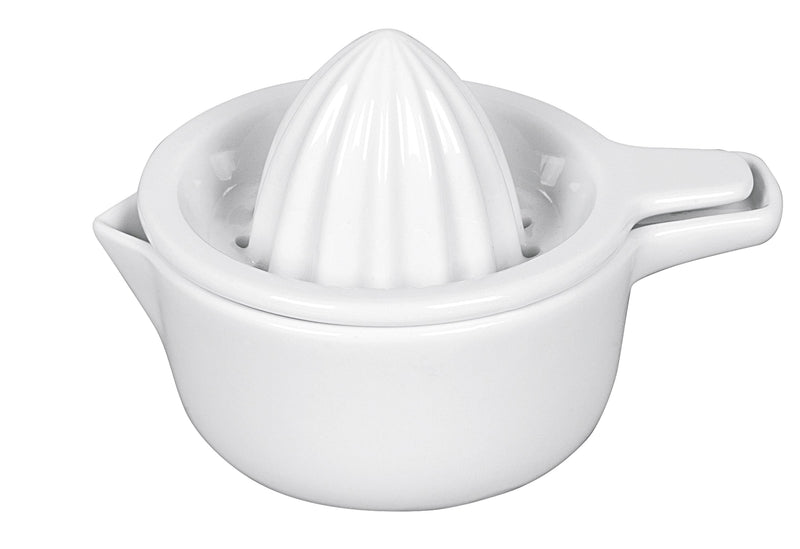 Zitronenpresse Keramik weiß 2tlg