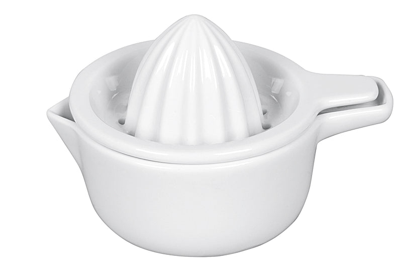 Zitronenpresse Keramik weiß 2tlg