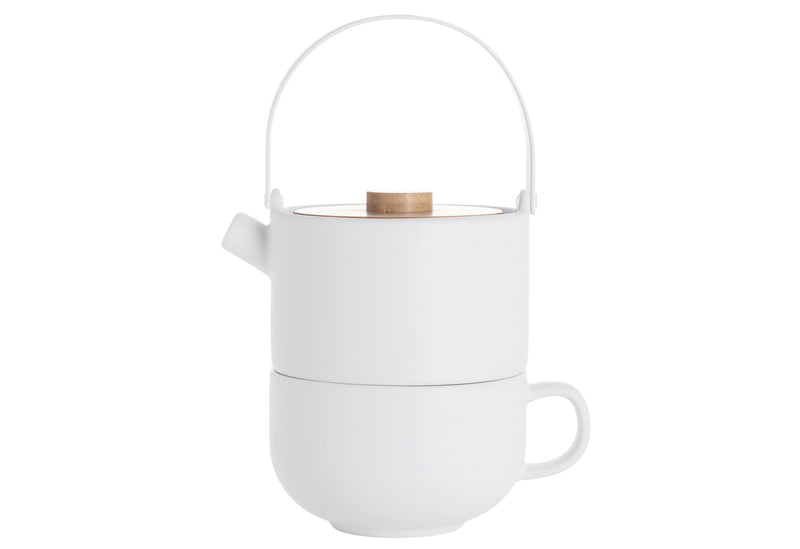 BREDEMEIJER Teekanne Tea for one Umea 0,5l weiß