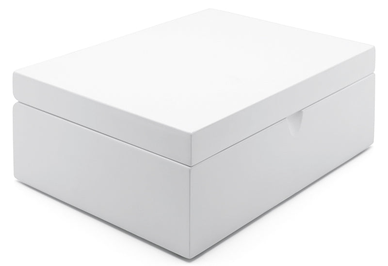 BREDEMEIJER Teebox 4 Dosen mit Löffel weiß