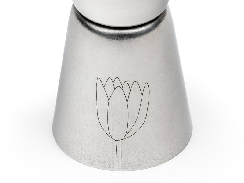 LEOPOLD Barmaß Flowers Edelstahl