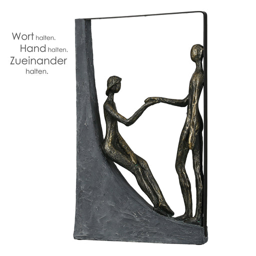 Skulptur"Holding Hands"Poly,bronze