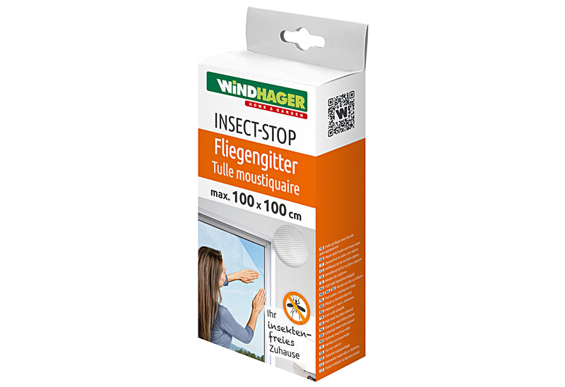 WINDHAGER Fliegengitter 100x100cm weiß