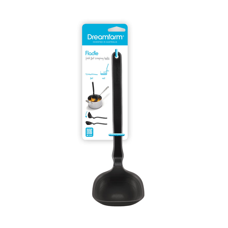 Fladle - Schwarz I Faltbare Schöpfkelle