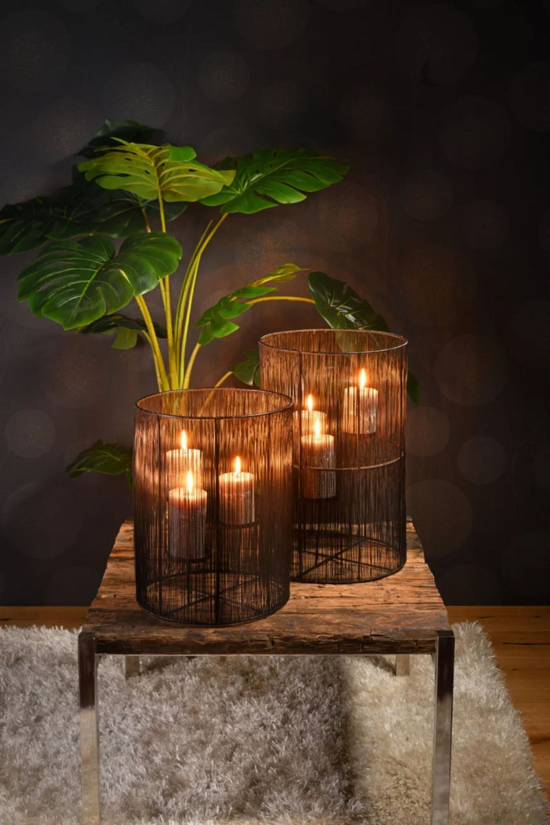 5 flammiger silberfarbener Kerzenständer, Höhe 27 cm mit 23 cm Breite, Modell URBAN CANDLE LIGHT, Kerzenhalter, Kerzenleuchter, Kandelaber, fester Stand, Aluminium versilbert