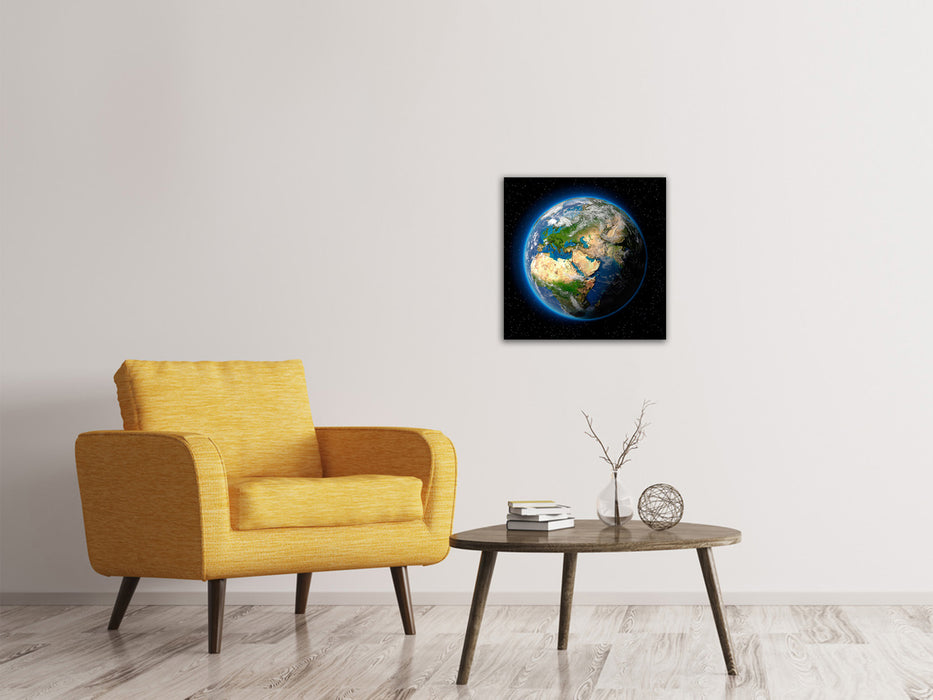 Canvas print The Earth as a planet