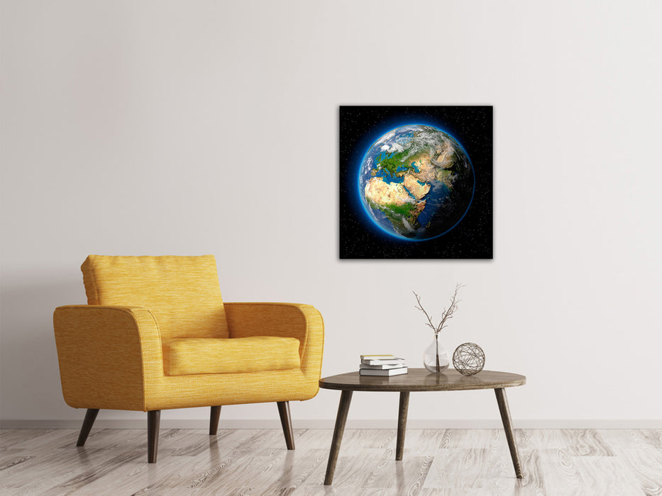 Canvas print The Earth as a planet