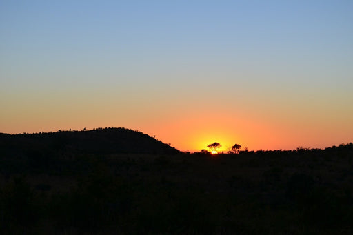 Fototapete Sonnenuntergang in Afrika