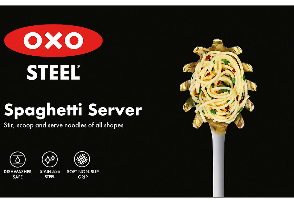 OXO Spaghettilöffel Stahl