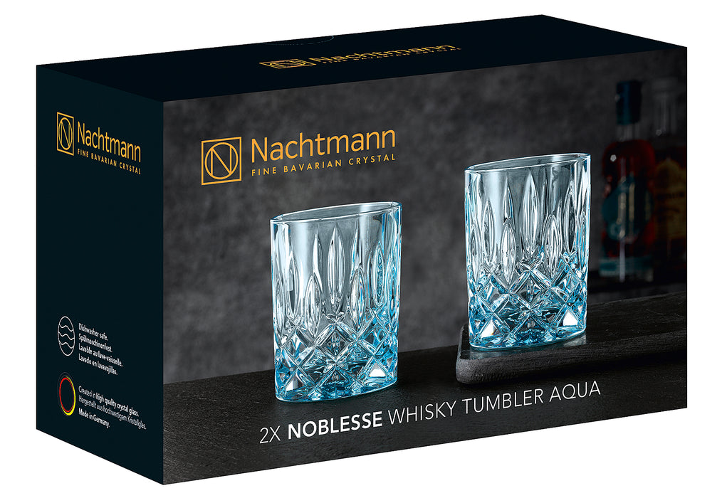 NACHTMANN Whiskybecher Noblesse aqua 295ml 2er Set