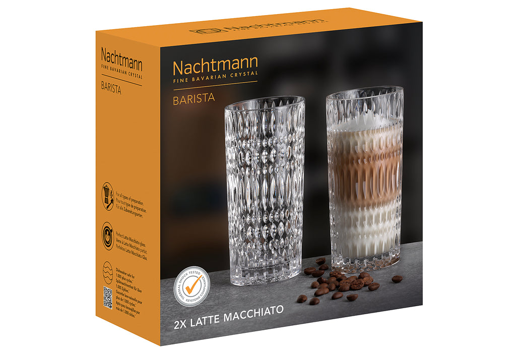 NACHTMANN Latte Macchiattoglas Ethno Barista 350ml 2er Set