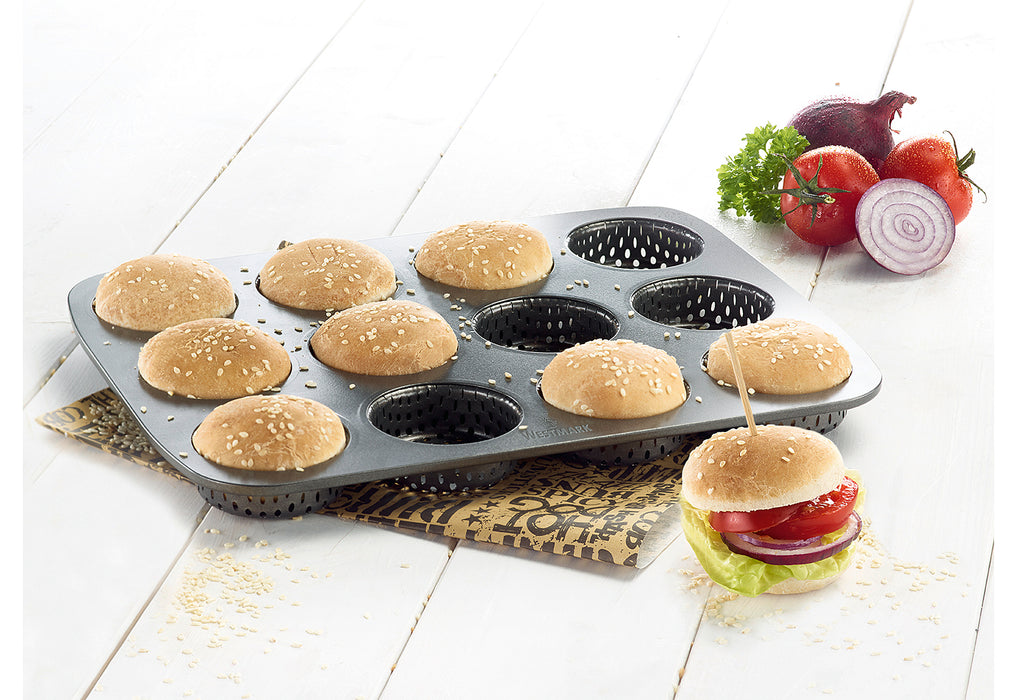 WESTMARK Mini-Burger Bun Backblech 12 Nester
