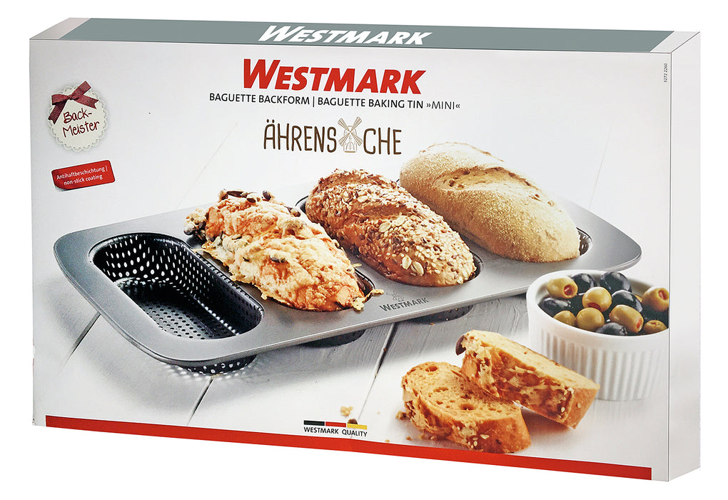 WESTMARK Mini-Baguetteblech 4 Nester