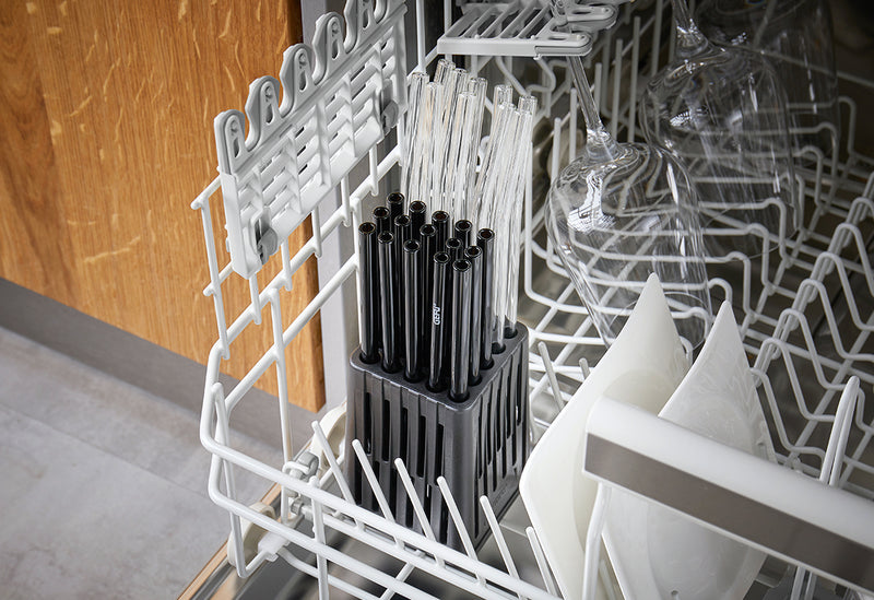 GEFU Trinkhalmkorb Future für 25 Trinkhalme