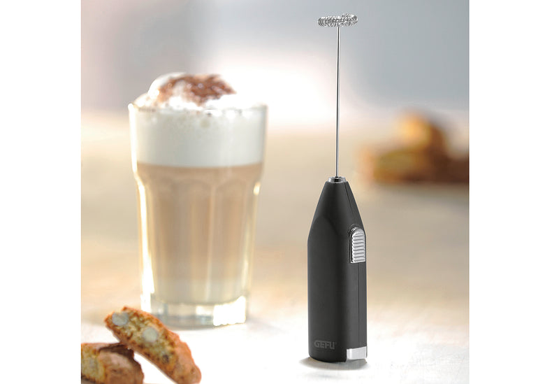 GEFU Milchaufschäumer Fino Kunststoff/Edelstahl incl.AA-Batterien