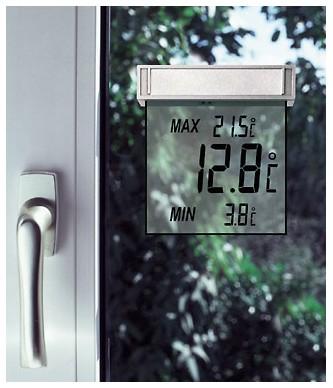 TFA Fenster-Thermometer 10,5x2,3x9,7cm
