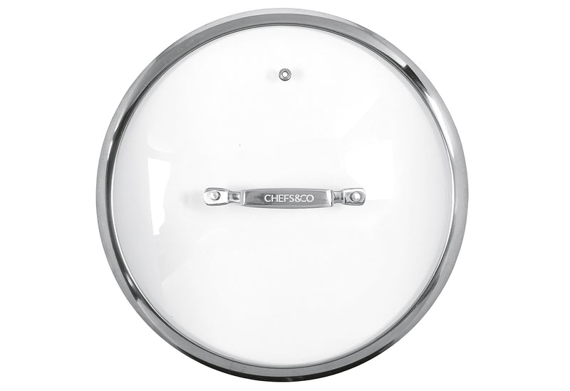 CHEFS&CO Glasdeckel 24cm